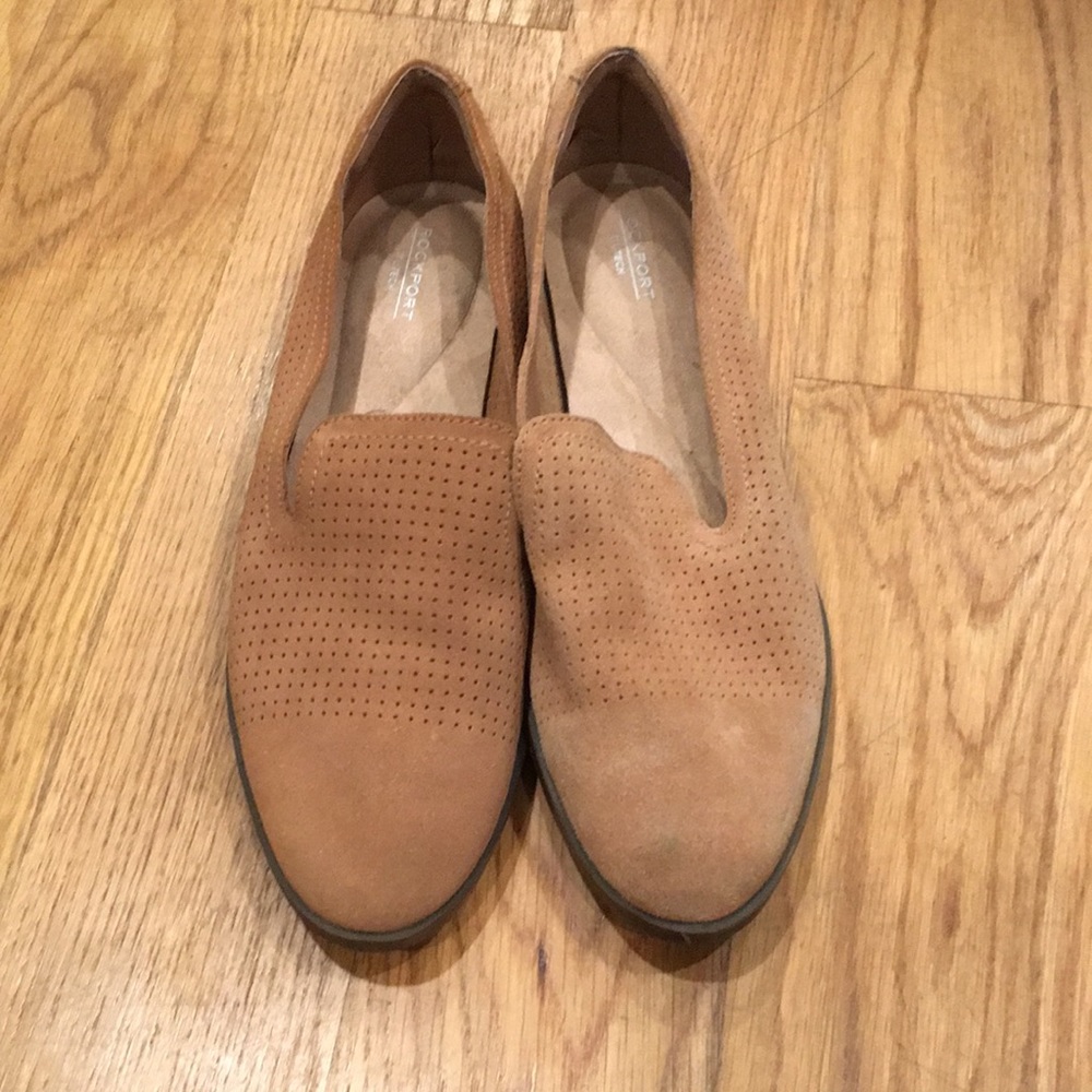 Rockport Women Suede Loafer Size 8.5